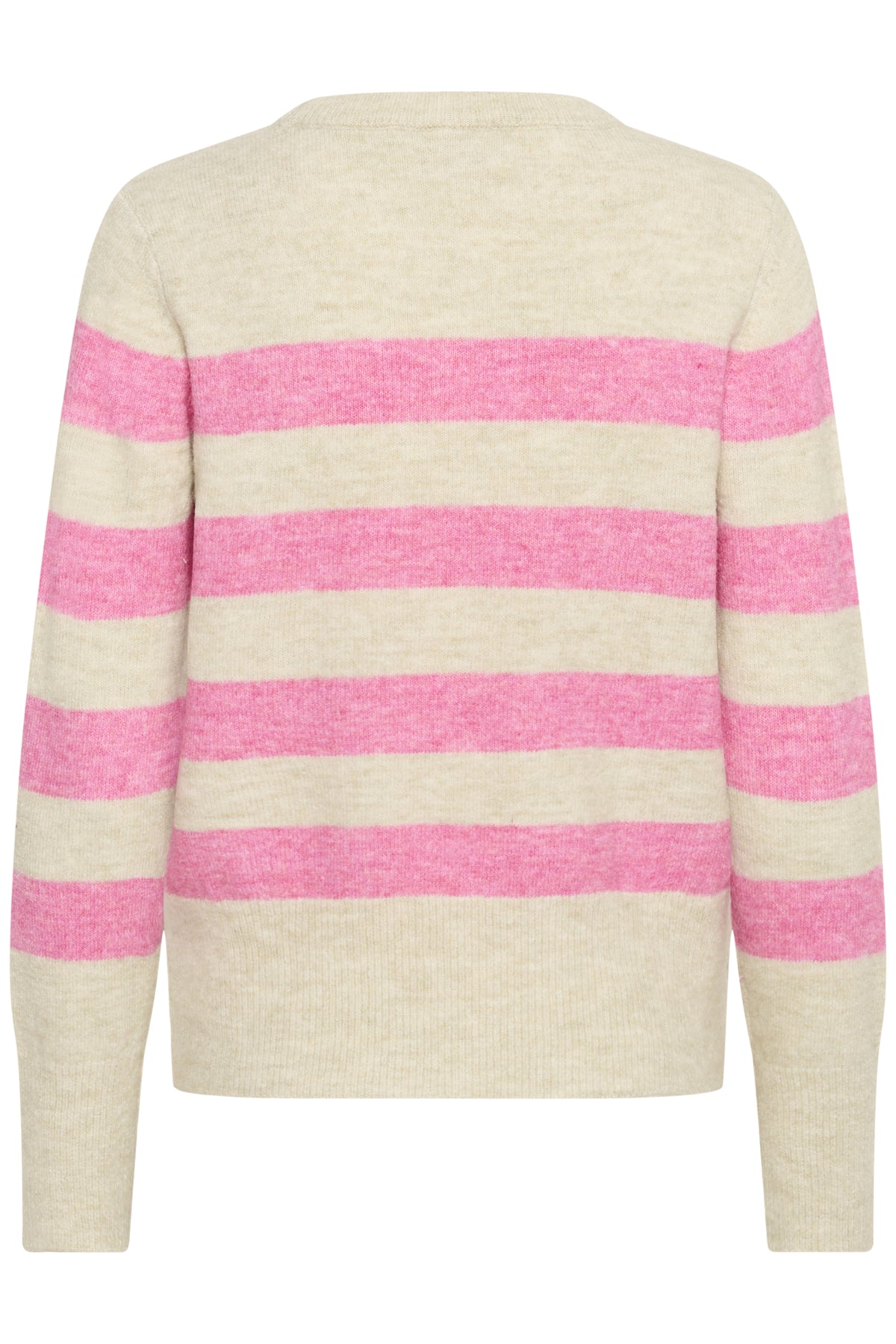 KAniel Striped Pullover Feather Gray Mel/Pink melange - 10511212