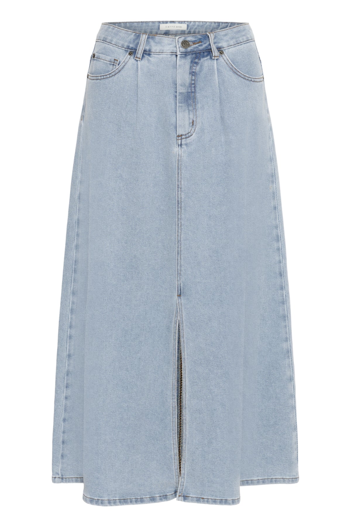KAminna Denim Skirt Light Blue Washed Denim - 1090 - 10511305