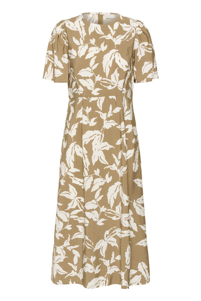 KAmarlo Dress Oak Chalk Leafs - 109010 - 10511407 Thumbnail