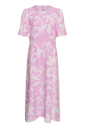 KAmarlo Dress Pink Frosting Chalk Leafs - 10 - 10511407