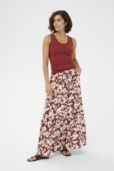 KAevie Skirt Henna Chalk Flower - 109283 - 10511550 Thumbnail