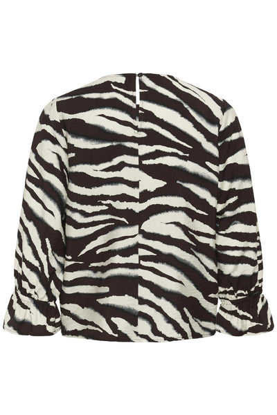 KAviky Blouse Coffee Bean/Turtledove Animal - 10511735 Thumbnail