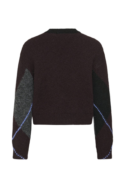 KAgrith Knit Pullover Dark grey melange / Fudge - 10 - 10512015 Thumbnail