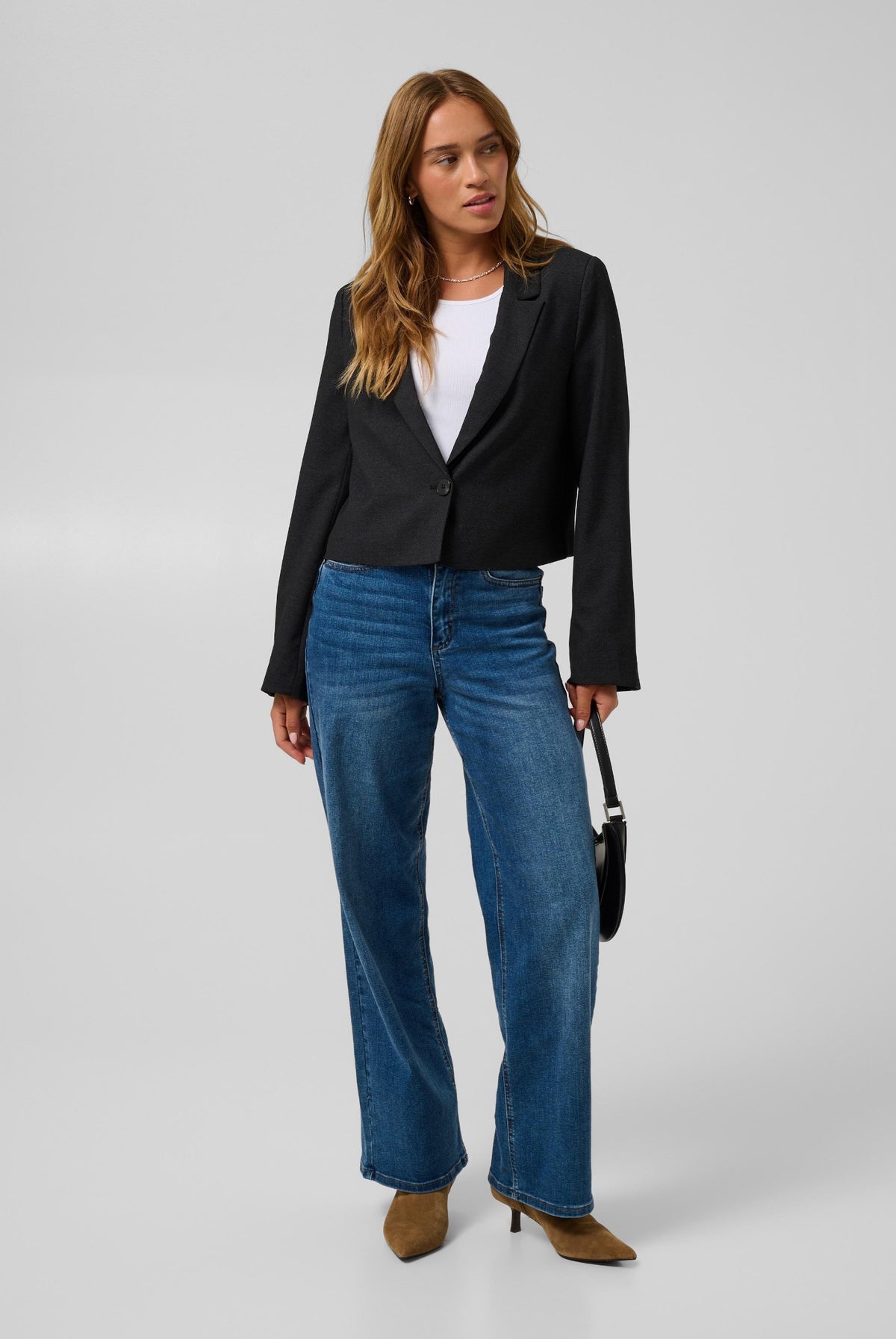 KAgabby Blazer Dark Grey Mel. Without Rose - - 10512056