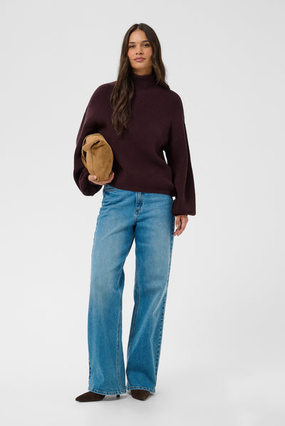 KAbarbara Rollneck Pullover Fudge - 191619 - 10512087 Thumbnail