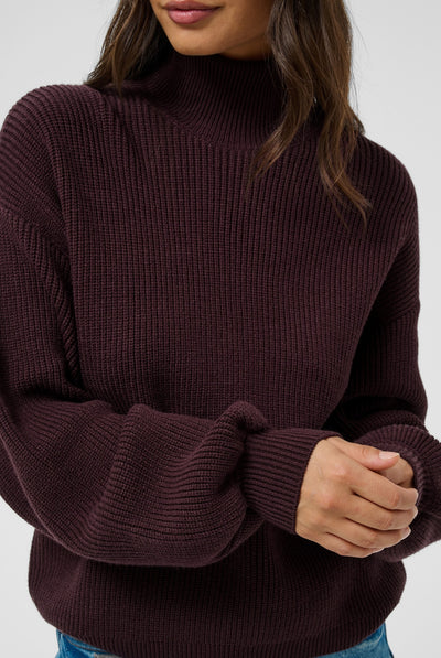 KAbarbara Rollneck Pullover Fudge - 191619 - 10512087 Thumbnail