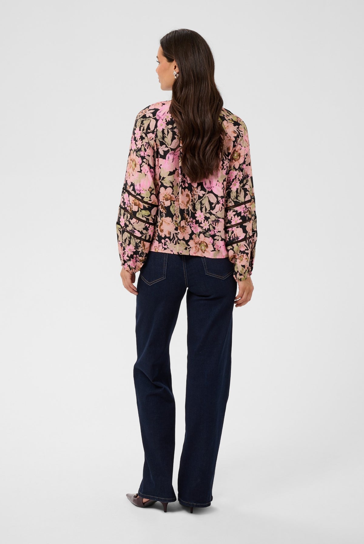 KApatrice Blouse Pink Flower Print - 109806 - 10512140