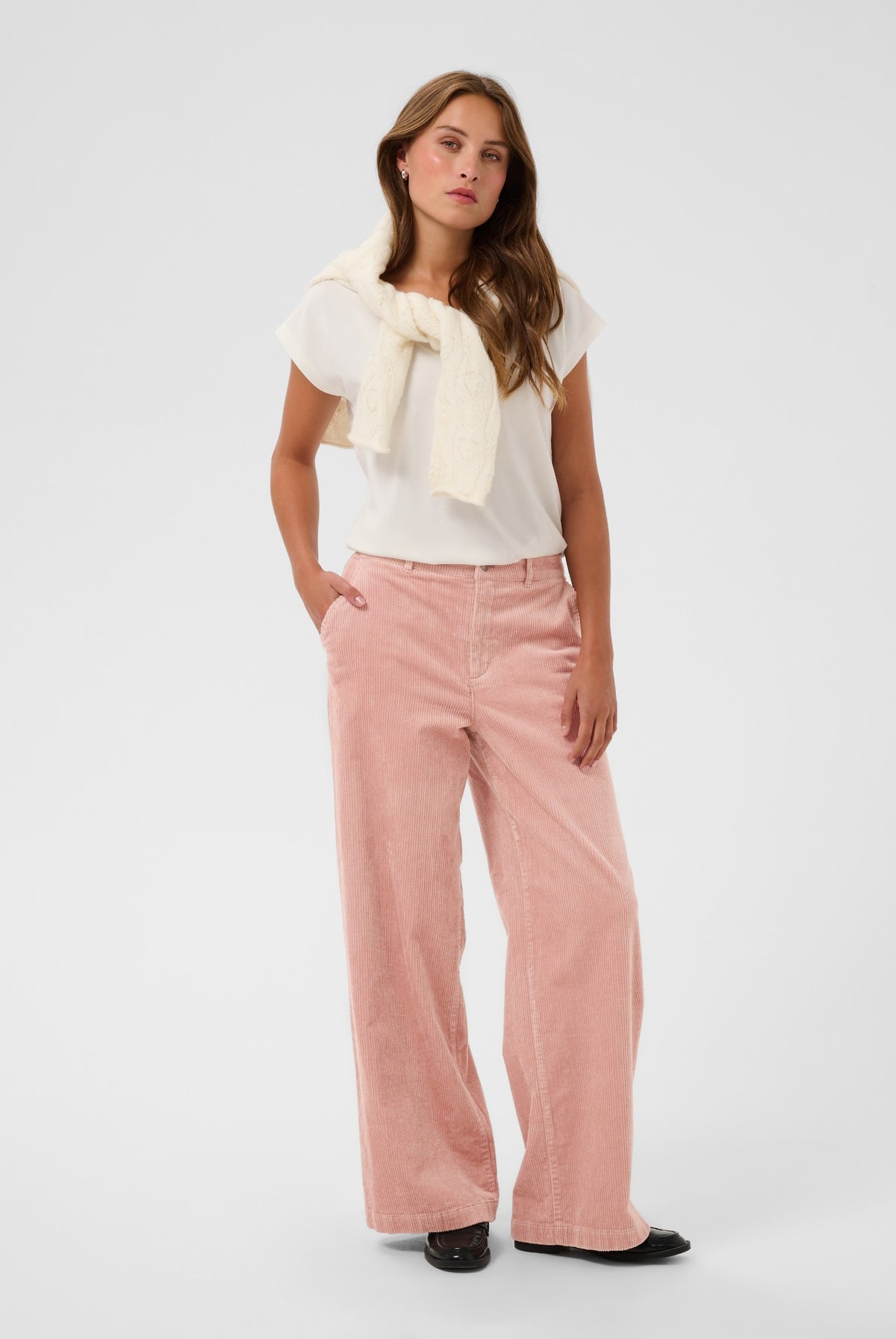 KAsella Corduroy Pants Pale Mauve - 151607 - 10512143