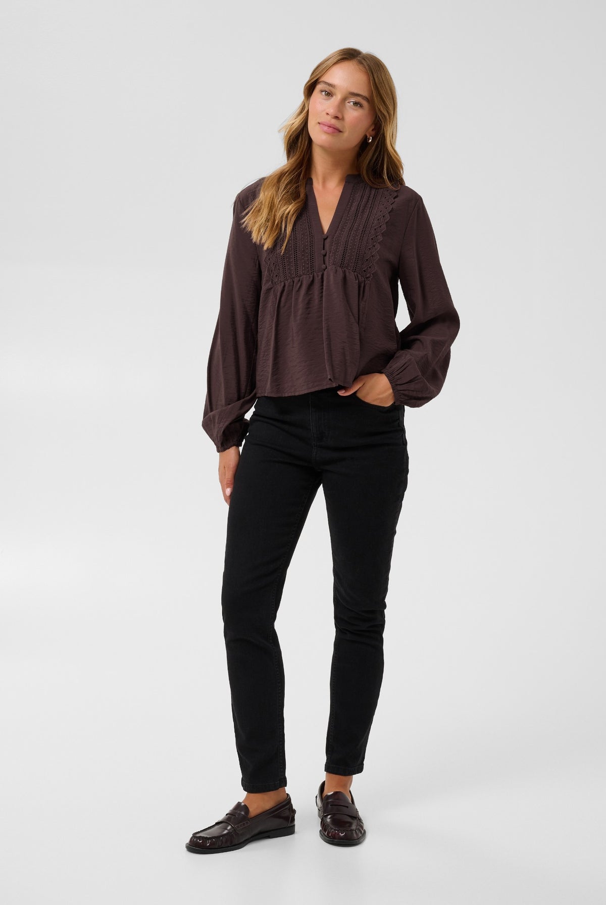 KAgalina Blouse Fudge - 191619 - 10512202