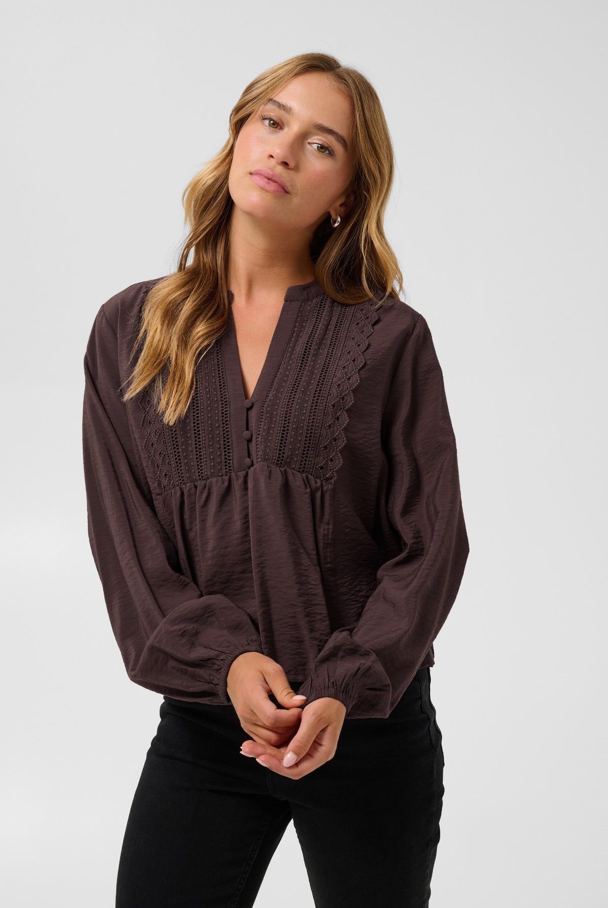 KAgalina Blouse Fudge - 191619 - 10512202