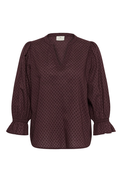 KAjordis Blouse Fudge - 191619 - 10512209 Thumbnail
