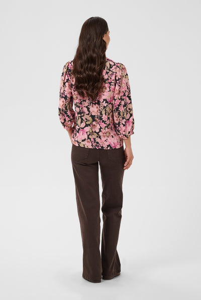 KAsirena Blouse Pink Flower Print - 109806 - 10512211 Thumbnail
