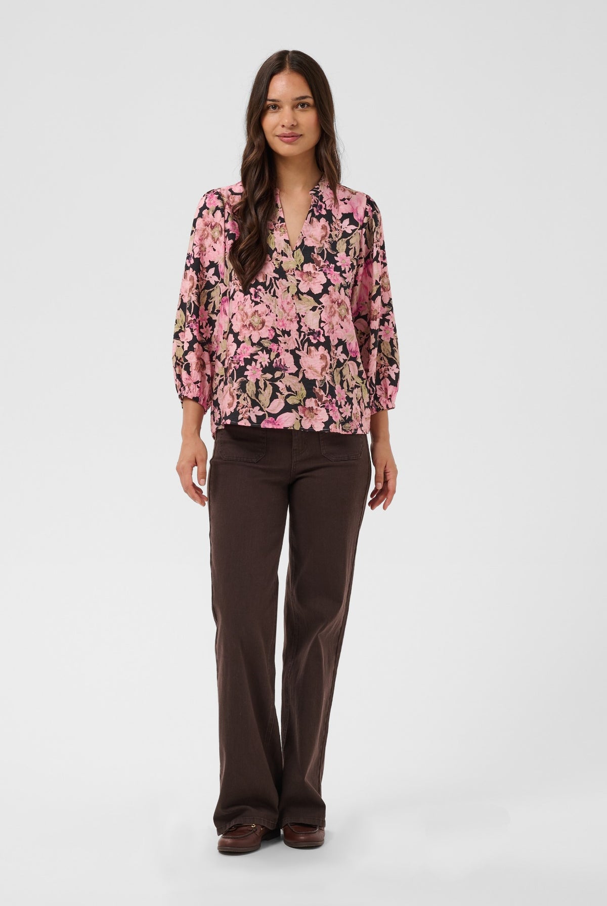 KAsirena Blouse Pink Flower Print - 109806 - 10512211