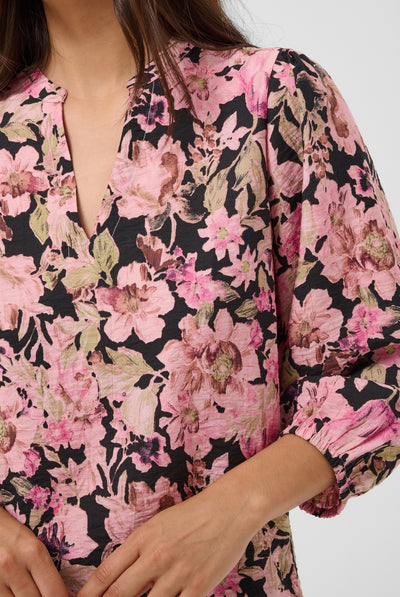 KAsirena Blouse Pink Flower Print - 109806 - 10512211 Thumbnail