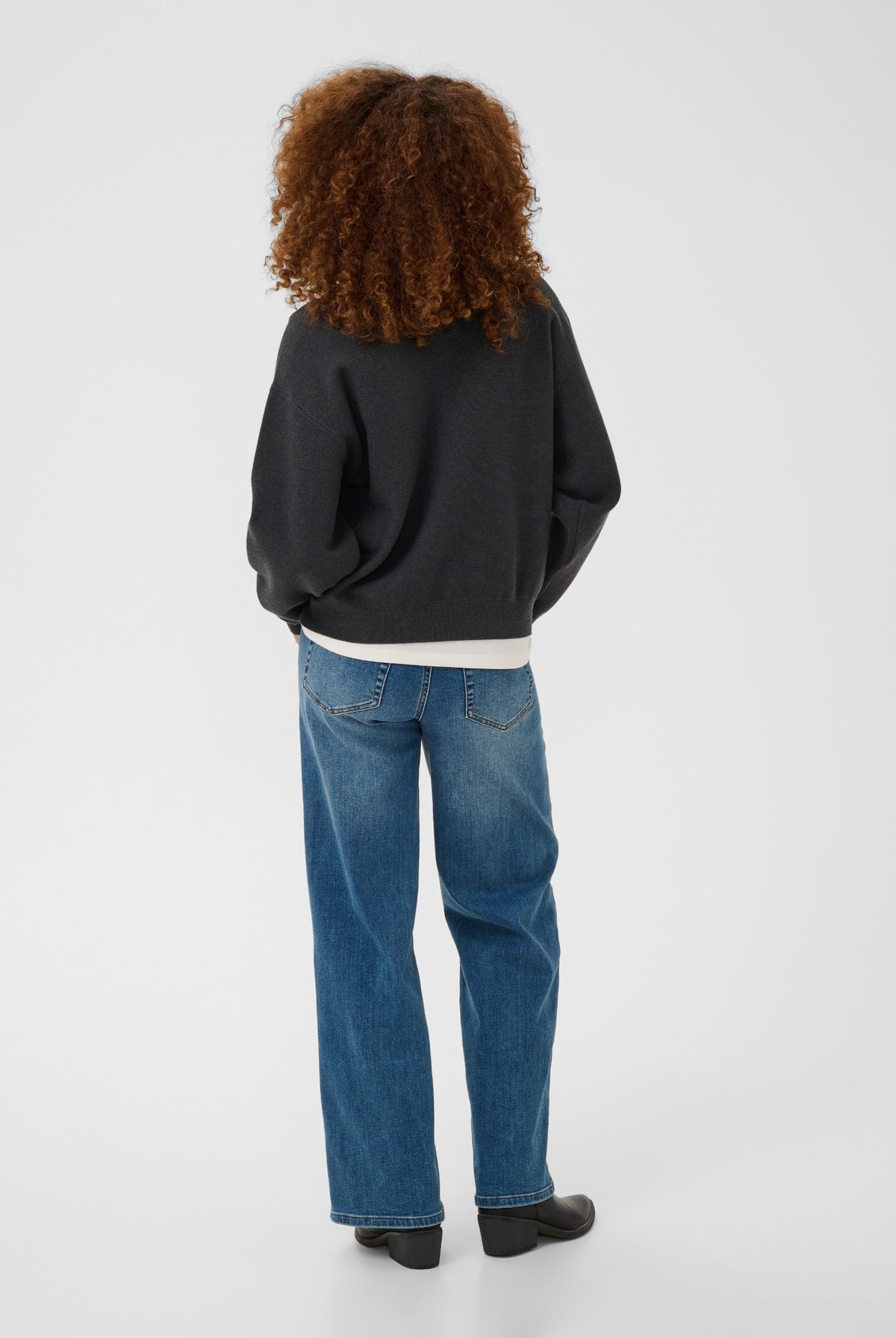 KAloana Knit Pullover Dark Grey Melange - 100125 - 10512253
