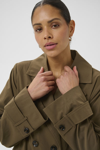 KAjacklyn Short Trench Coat Beech CC - 1000150 - 10512482 Thumbnail