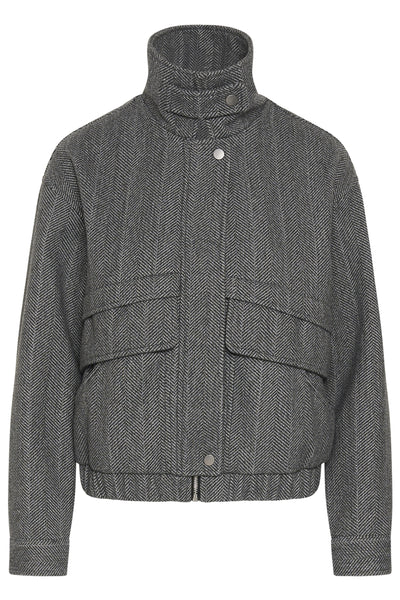 KAlaury Jacket Grey Herringbone - 1000058 - 10512483 Thumbnail