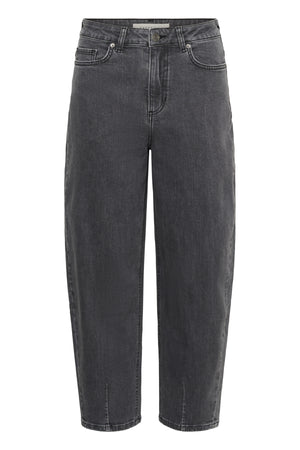KAIRIS HW BARREL JEANS Medium Grey Wash - 1000961 - 10513138