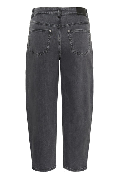 KAIRIS HW BARREL JEANS Medium Grey Wash - 1000961 - 10513138 Thumbnail