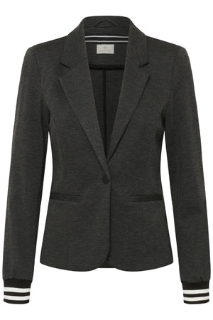 Kinnie Blazer Grey Mel.- Black/Chalk Stripe
