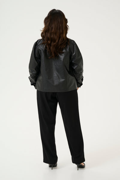 KCcassy Leather Jacket Black deep - 10583029 Thumbnail