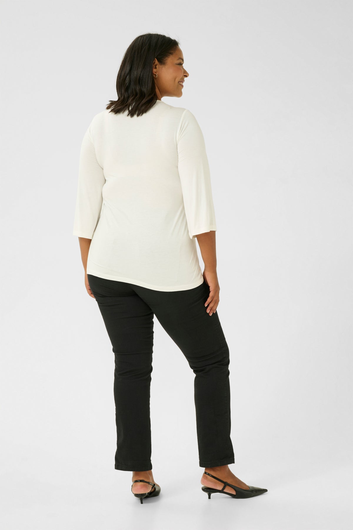 KCwinni 3/4 sleeve T-Shirt Chalk