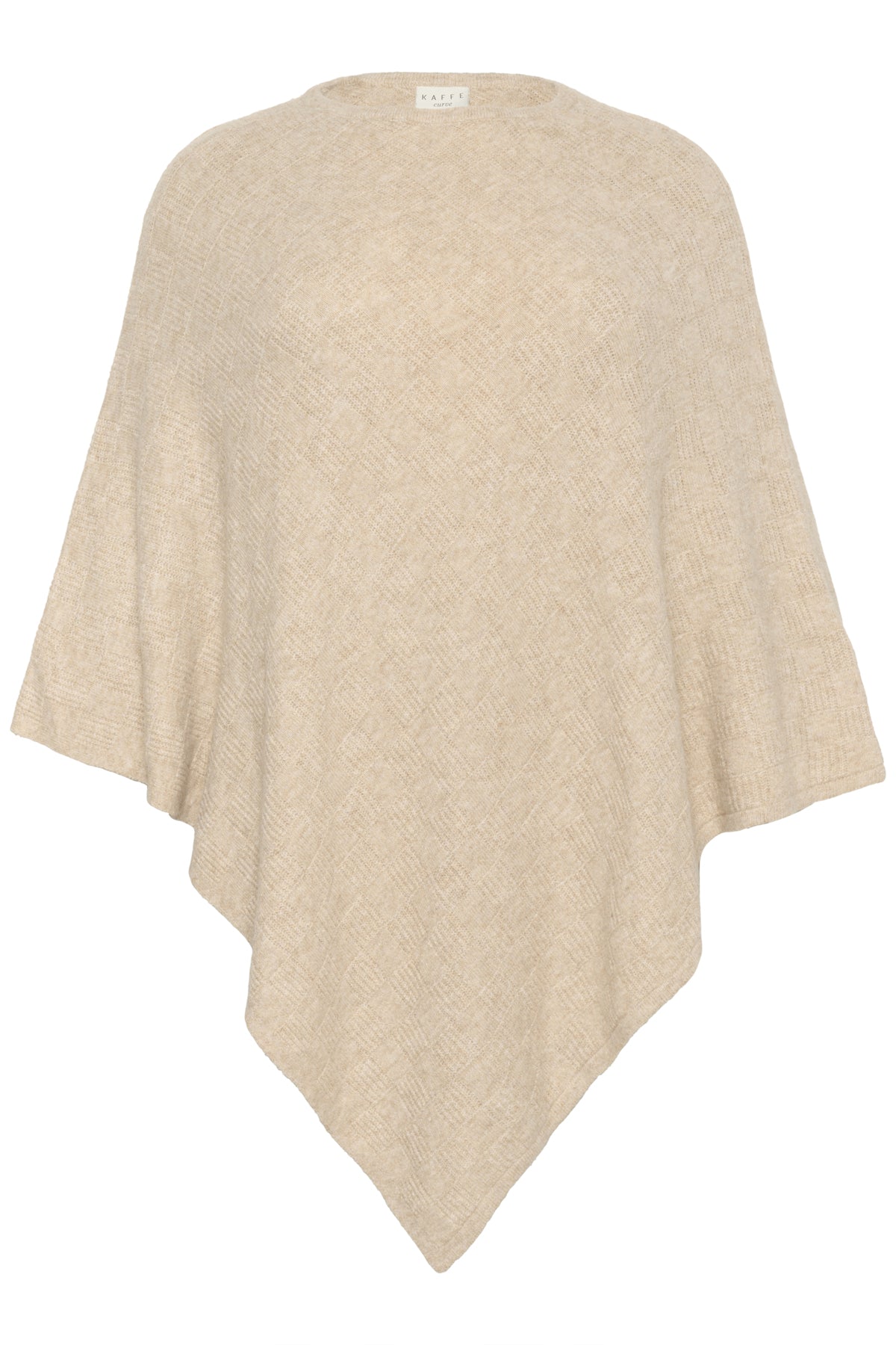 KCjenny Knit Poncho Feather Gray Melange