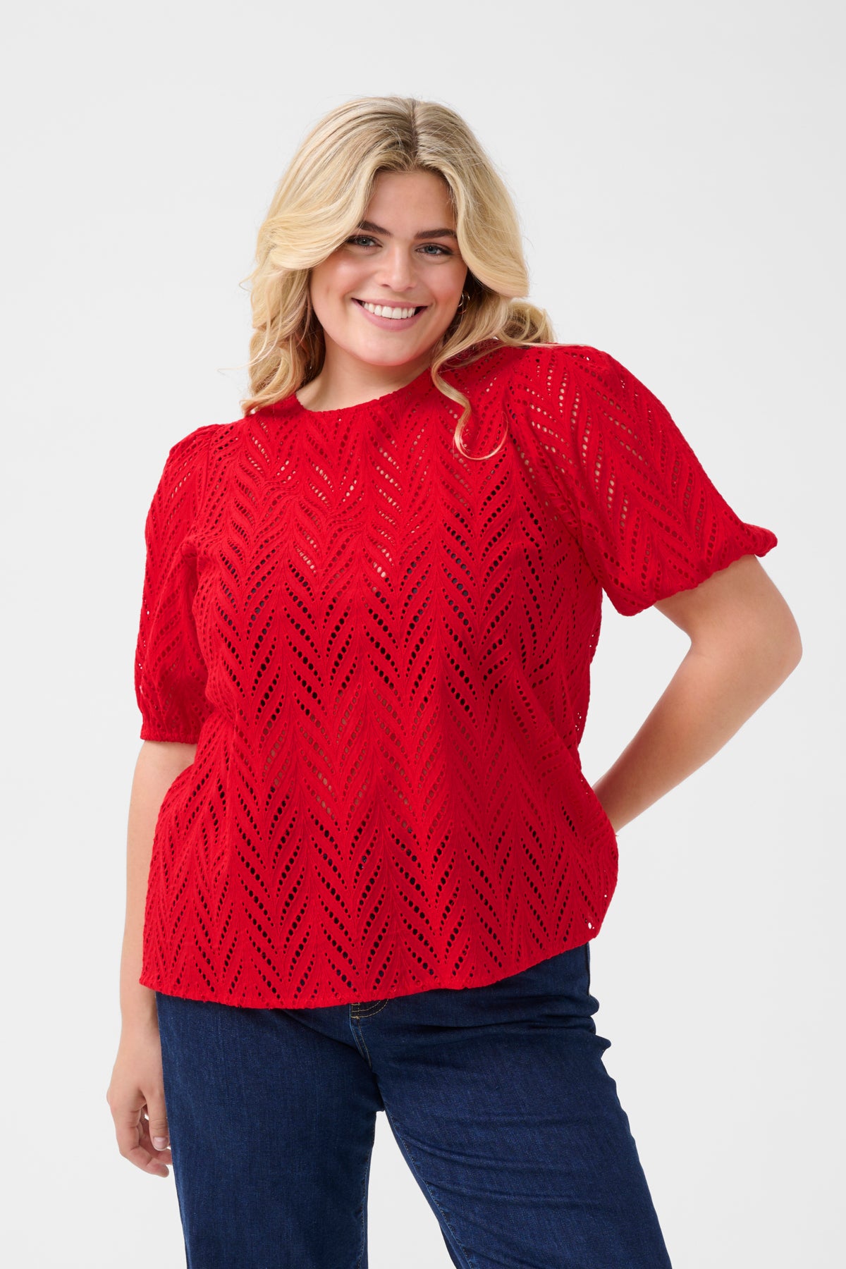 KCmasia Blouse True Red - 10583390