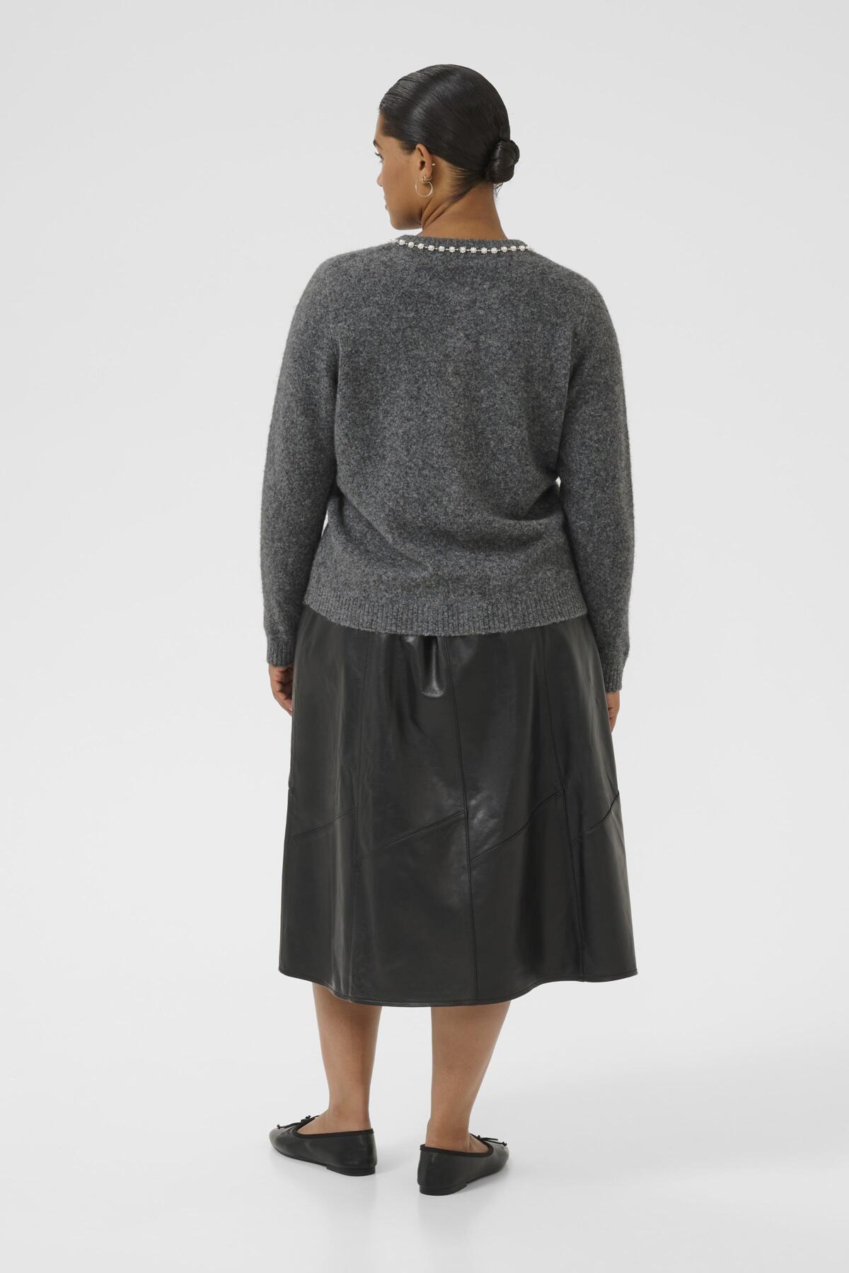 KCroxia Cardigan Grey Melange - 10583643