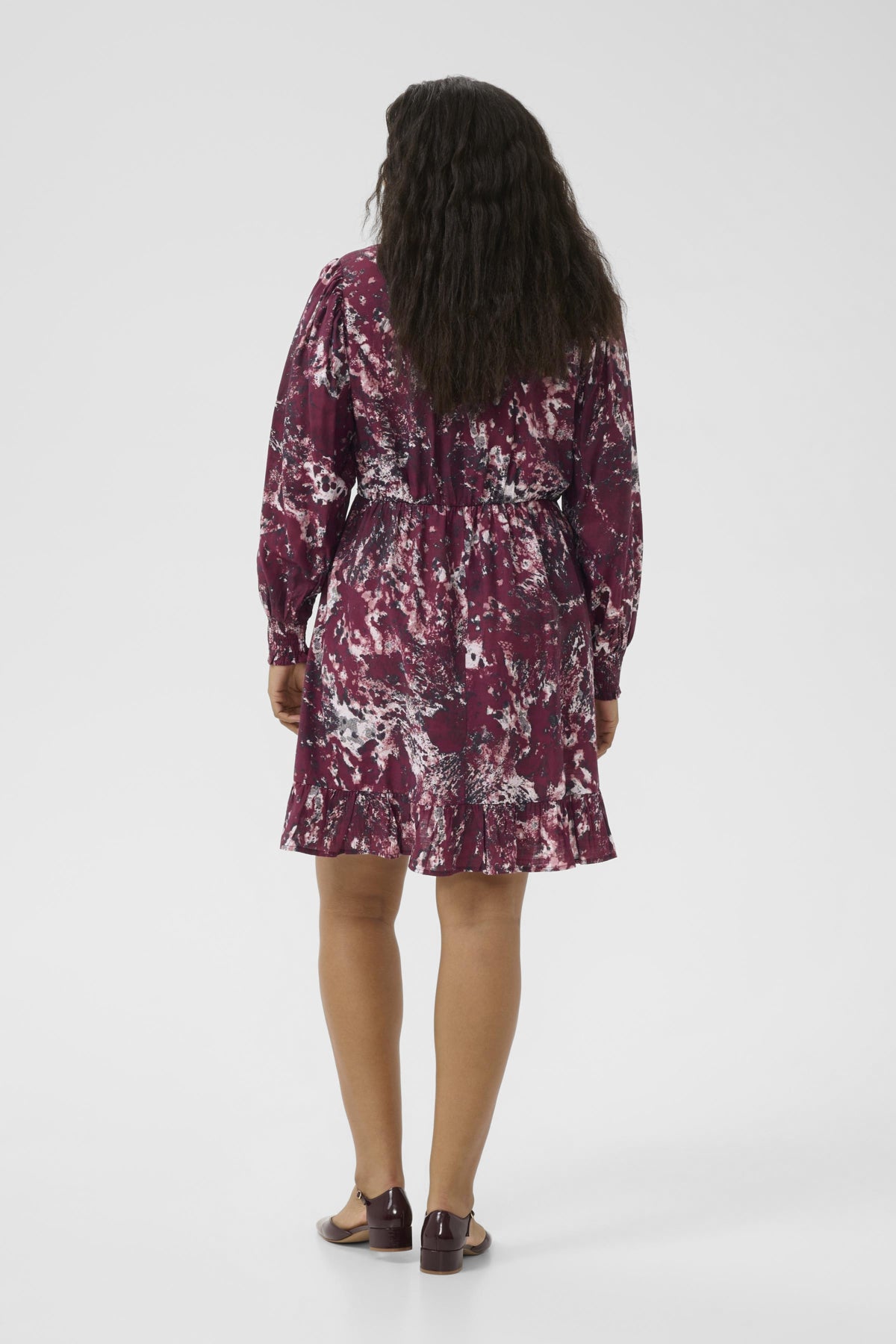 KCmina Dress Red/Black Abstract Graphic - 10583672