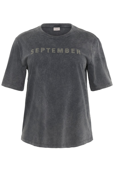 KCserina T-Shirt Washed  dark grey - 10583679 Thumbnail
