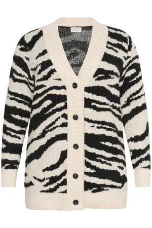 KCsandia Cardigan Turtledove/Black Animal - 10583697