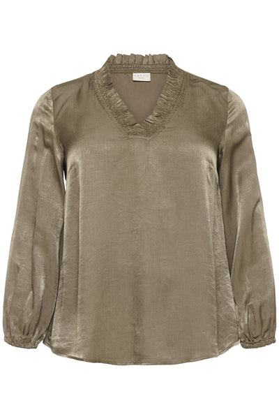 KCmilia Blouse Morel - 190808 - 10583774 Thumbnail