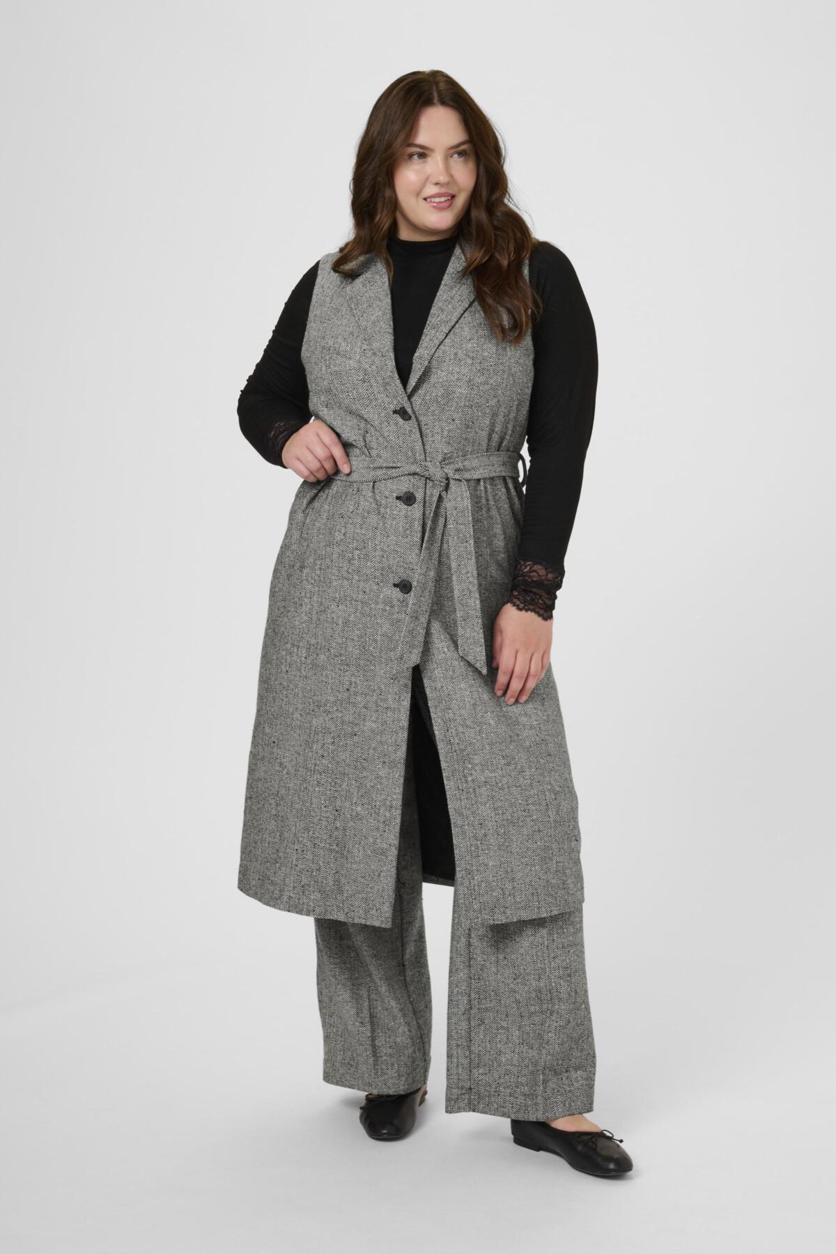 KCthilla Waistcoat Black/Grey Tweed - 108553 - 10583808