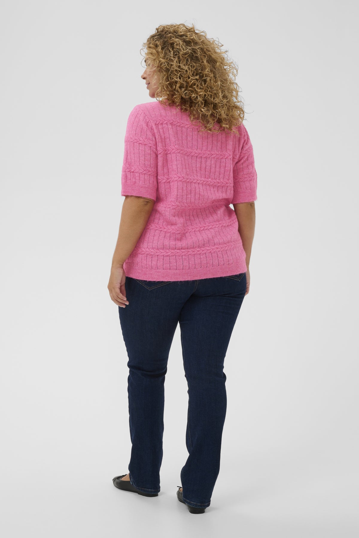 KCminia Pullover Pink Power Melange - 1621181 - 10583952