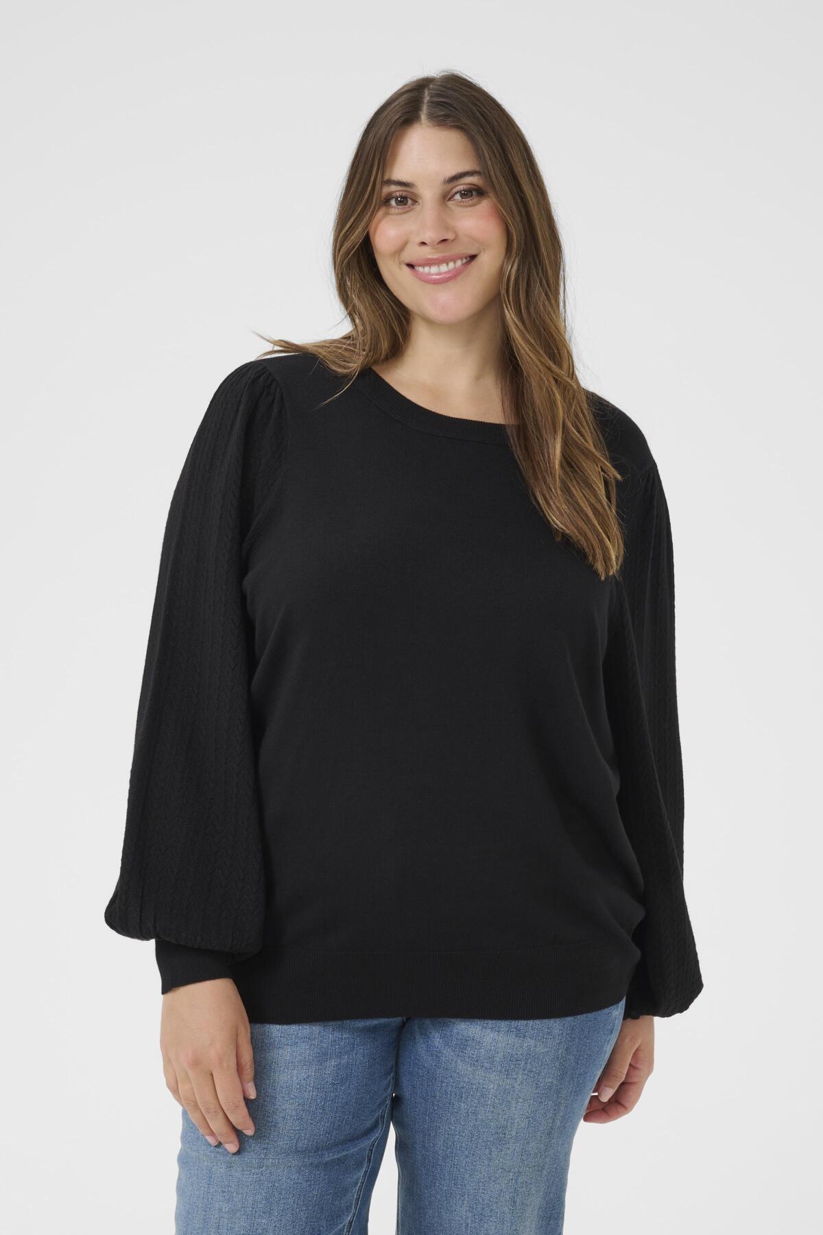KCloni Pointell Pullover Black deep - 10583982