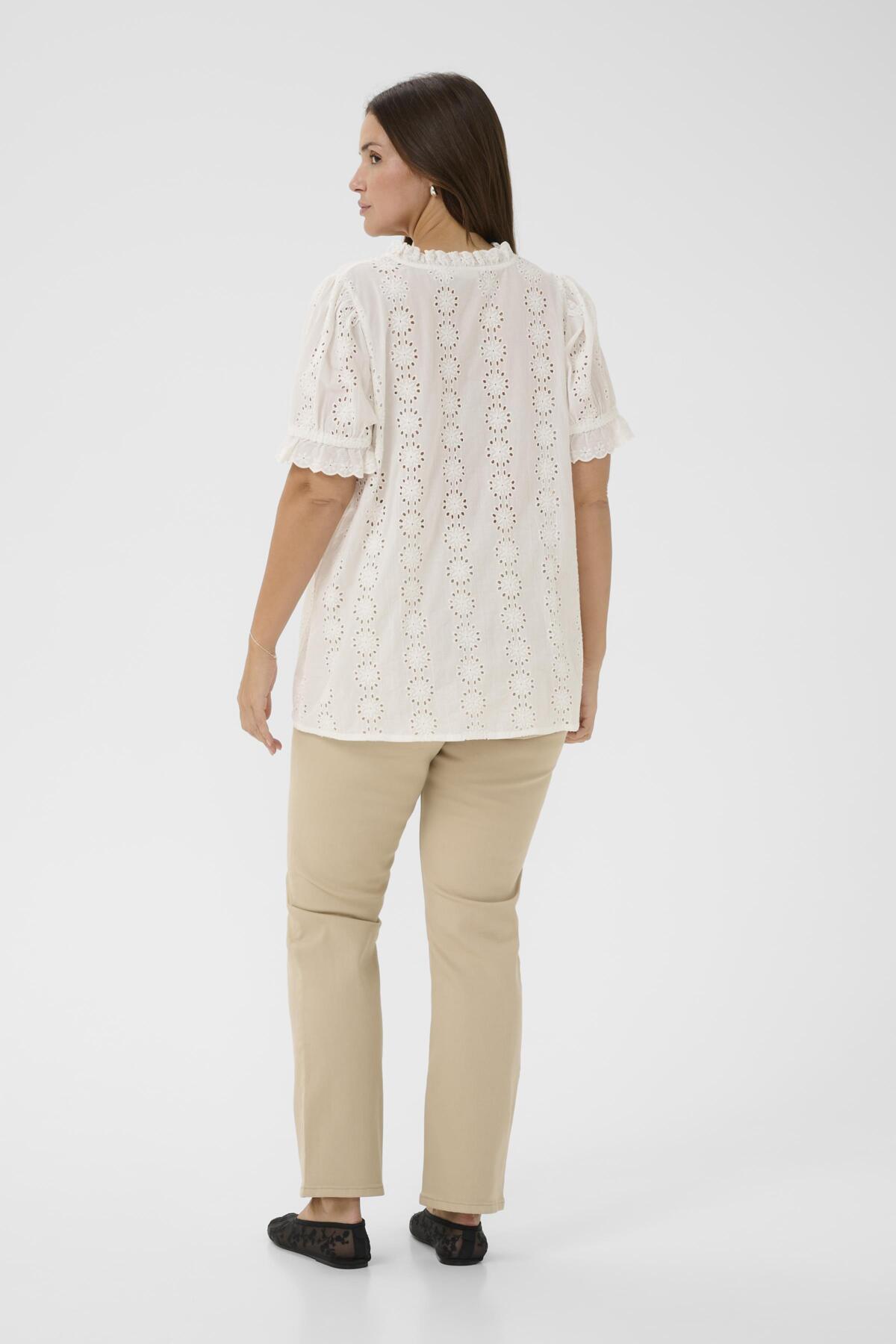 KCdina Blouse Chalk - 110602 - 10584026