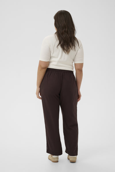 KCmille Wide Pants Black Coffee - 191111 - 10584078 Thumbnail