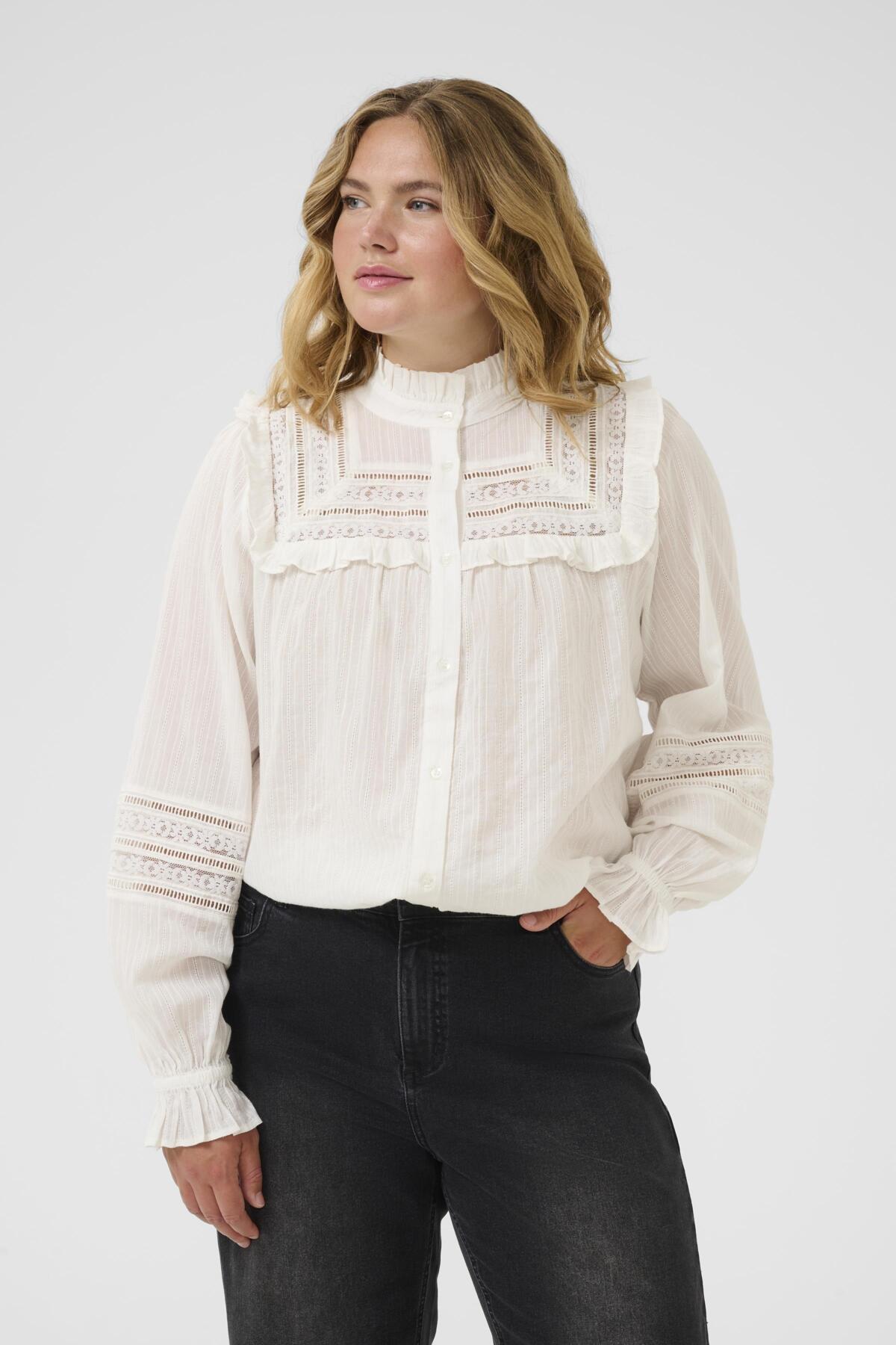 KCjessa Shirt Chalk - 10584100