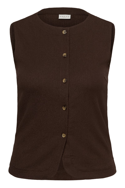 KCkristin Waistcoat Coffee Bean - 190915 - 10584613 Thumbnail