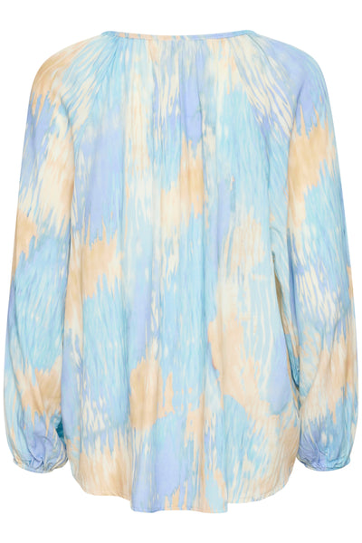 CRCassia Blouse Blue Watercolor - 10613119 Thumbnail