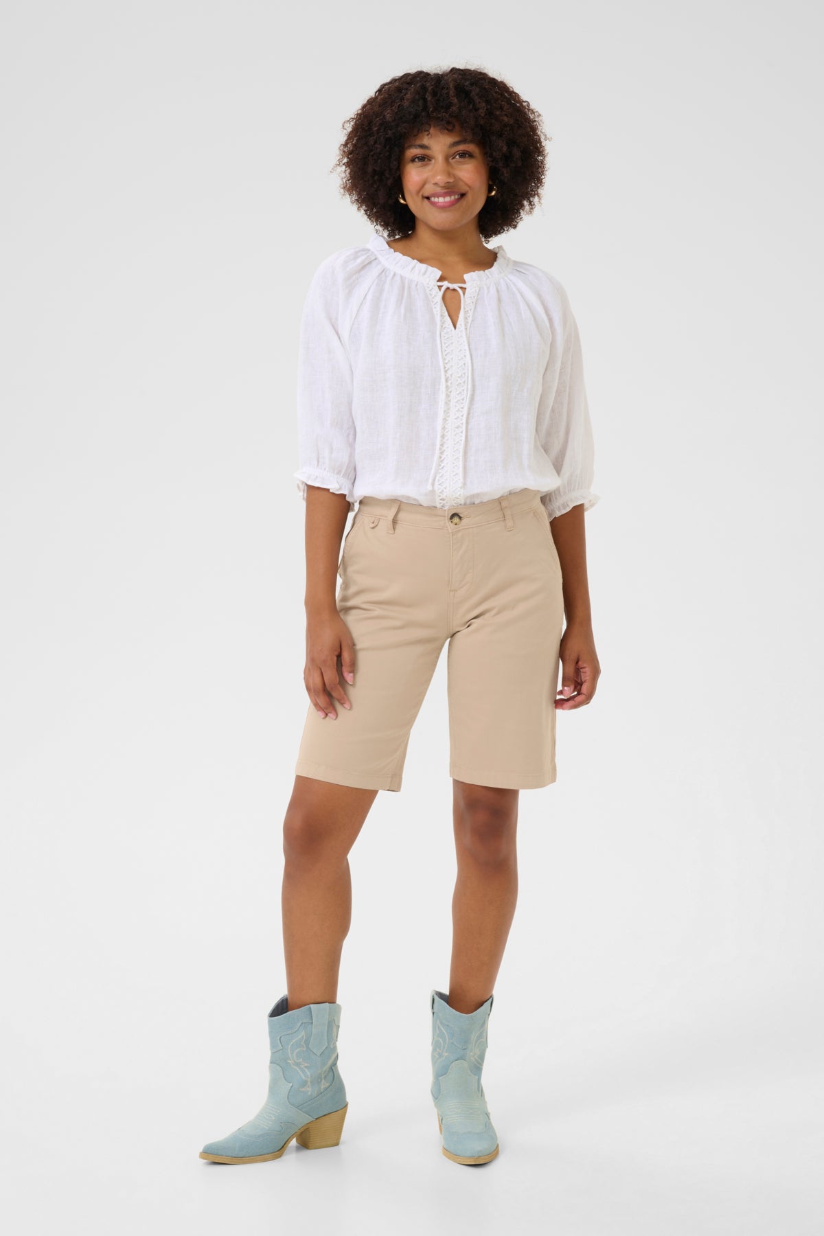 CRBerta Twill Shorts - Coco Fi Tuffet - 10613650