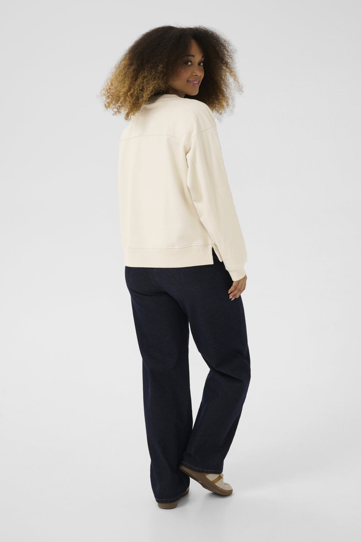 CRJosie Patch Sweatshirt Birch - 10613988