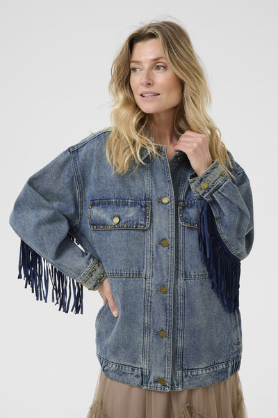 CRKos OZ Denim Jacket Colorado Denim Blue - 10614018 Thumbnail