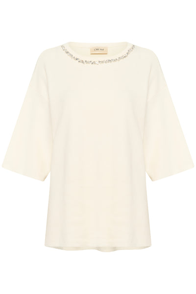 CRSillar short sleeve pullover Birch - 10614035 Thumbnail