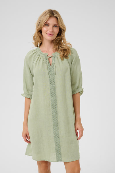 CRBellis lace dress short Tea - 10614048 Thumbnail