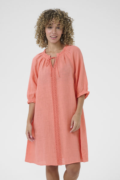 CRBellis lace dress short Porcelain Rose - 10614048 Thumbnail