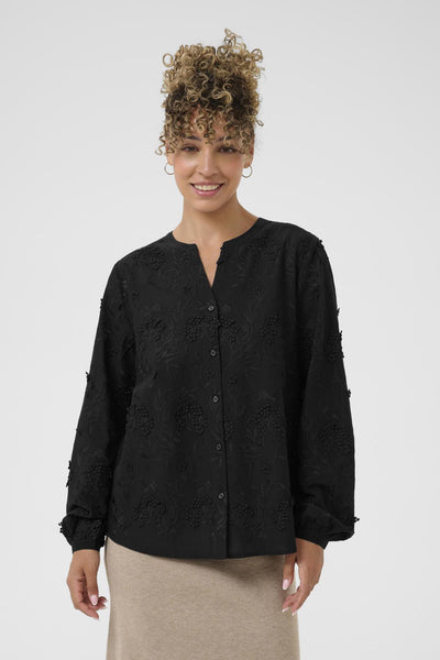 CRHilda Shirt Pitch Black - 10614183 Thumbnail