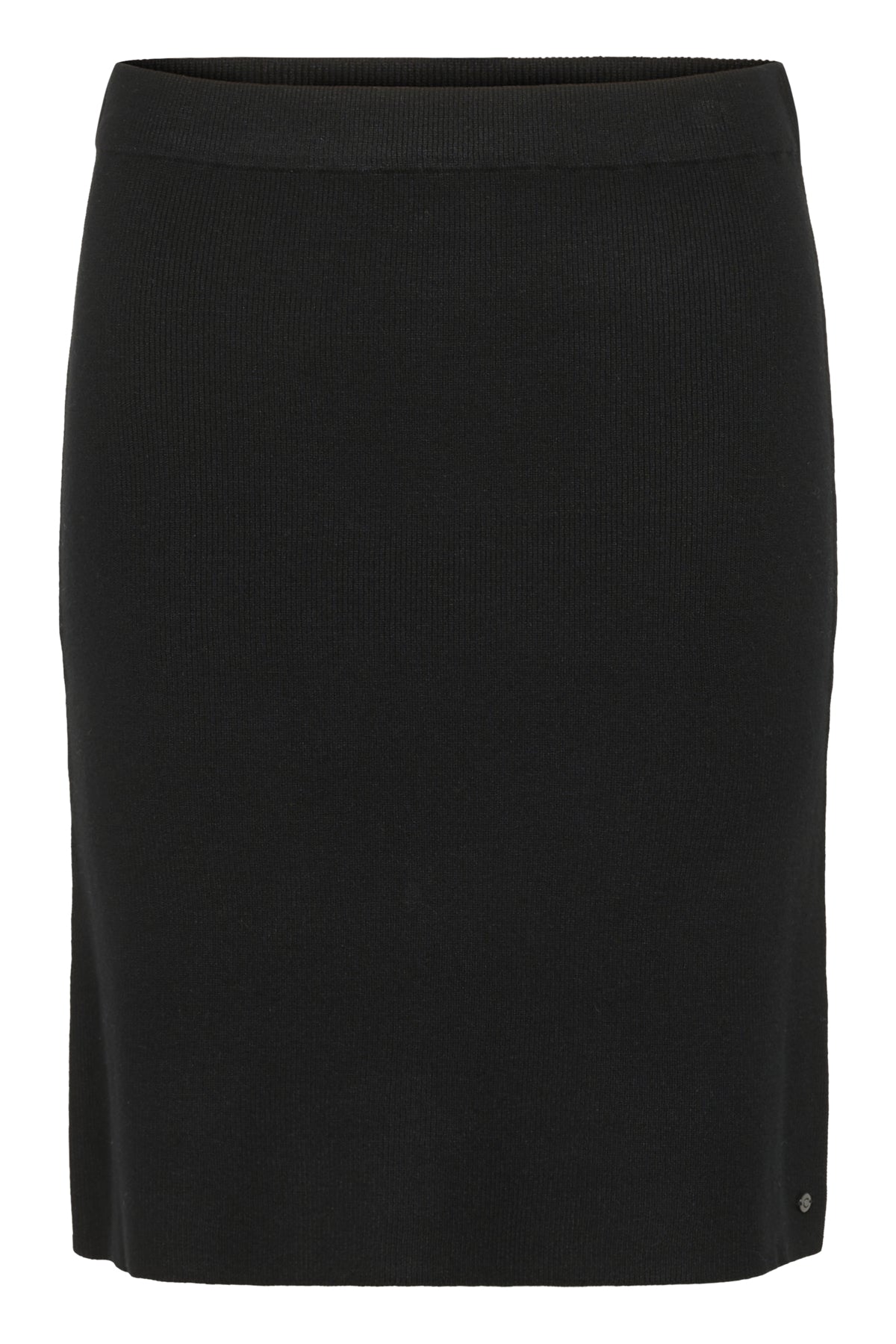 CRDela Knit Skirt Pitch Black - 10614297