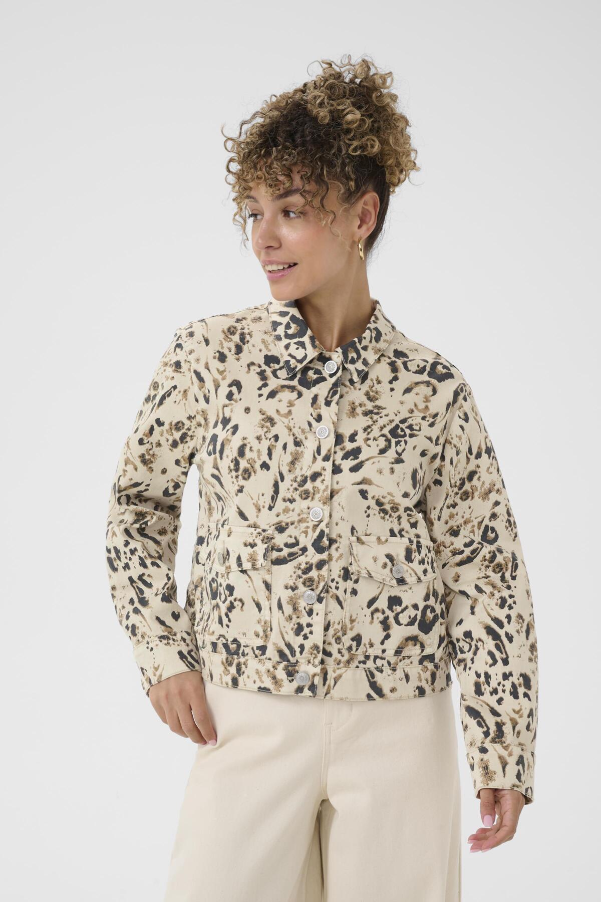 CRSuara Jacket Oatmeal Leopard - 108756 - 10614538